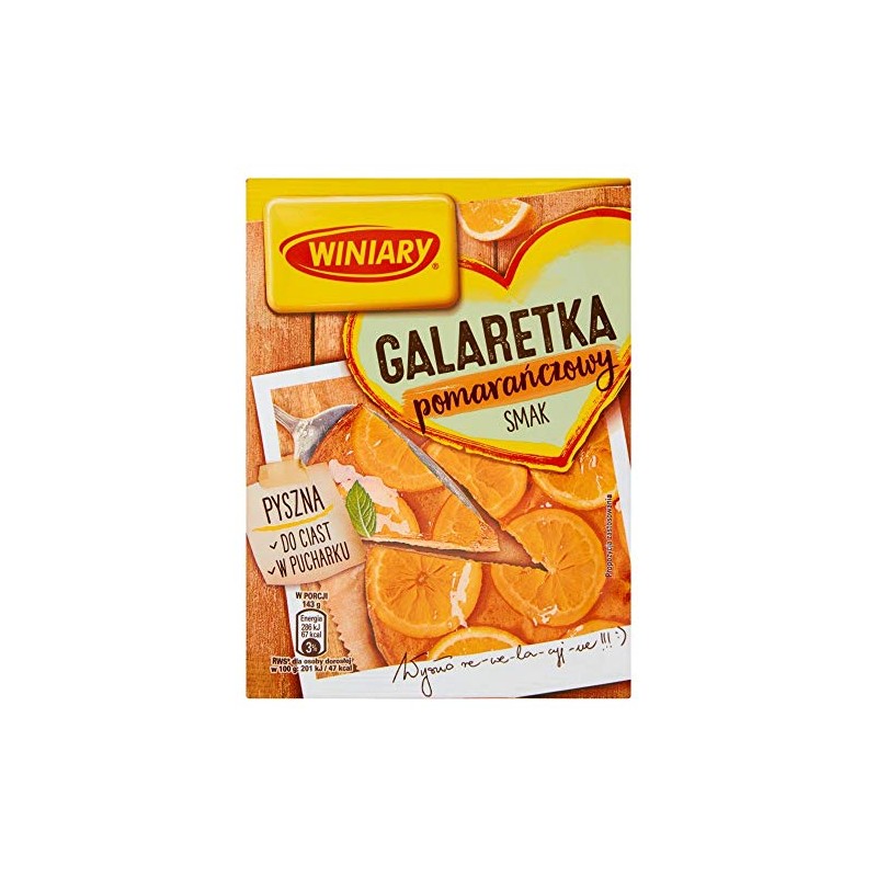 Winiary Galaretka Orange Soft Jelly 75g