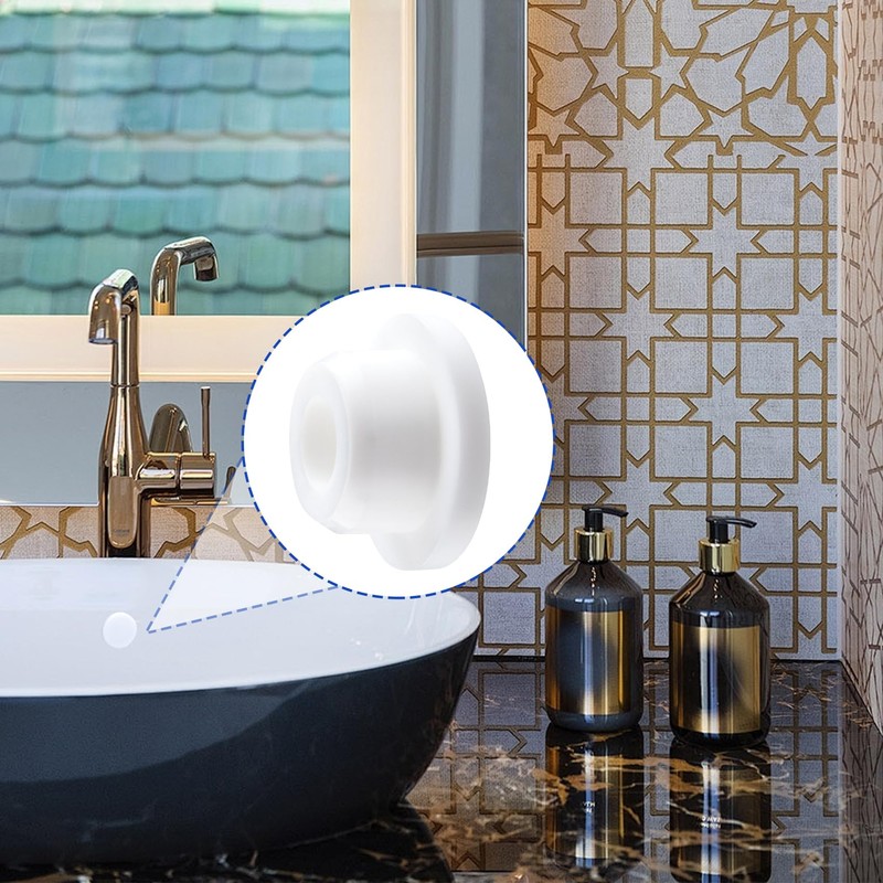 HINZIC 20PCS Bathtub Jet Covers in 5 Sizes, Heat-Resistant Silicone