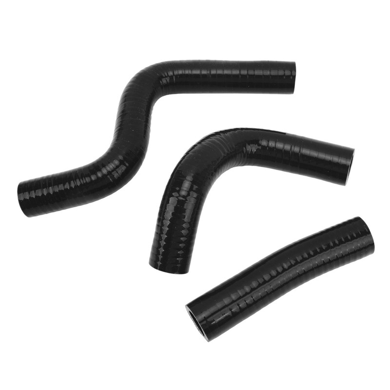 3PCS Silicone Radiator Coolant Hose Pipe Kit Stable Connection Leak