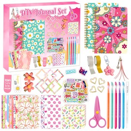 LIMBJEY 2-Pack DIY Journal Kit for Girls 8-14, All-in-ONE Journaling Set with Premium Girls Journals – Ideal Birthday Gift & Daily Creative Expression for Girl Ages 8,9,10,11,12,13,14