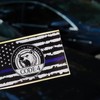 American Thin Blue Line Sticker - Car & Laptop Decal
