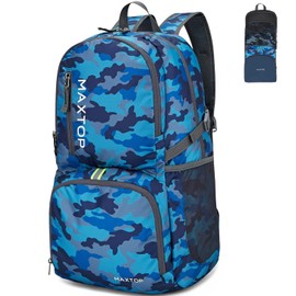 MAXTOP 40L Backpack Ultra Lightweight Packable Foldable Rucksack Water Resistent For Men Women Kids Outdoor Camping Hiking Travel Daypack Handy Durable Gifts For Men Women