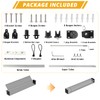 sunoff Outdoor Roller Shades，Cordless Patio Roller Up Blinds with Shade