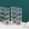 Acrylic Sunglasses Organizer with 4 Drawers - Clear Eyeglass Holder