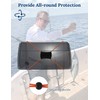 2 Pack Fish Finder Cover Straps – Adjustable Bungee Graph