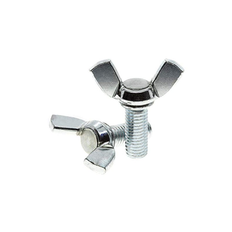 M10 (10mm x 50mm) Butterfly Wing Screws Thumb Screws Wing
