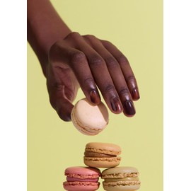 ohora Semi Cured Gel Nail Strips (N Pumpkin Swirl) - Works with Any Nail Lamps, Salon-Quality, Long Lasting, Easy to Apply & Remove - Includes 2 Prep Pads, Nail File & Wooden Stick