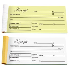 Rent Receipt Book, Handheld Duplicate Copy Order Form for Craft Boutique Business Sales