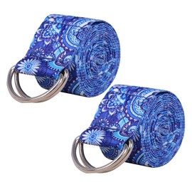 iplusmile 2PCS Hip Elastic Band Multifunctional Tension Bands for Yoga Exercise Skid Resistance Stretch Assist Straps for Home Workouts Outdoor Fitness