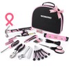 WORKPRO Pink Tool Kit - Hand Tool Set with Easy