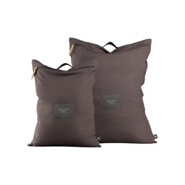 Hayden Hill Luxury Organic Cotton Travel Laundry Bags, Small & Large 2 Pack