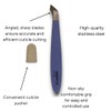 Tweezer Nipper Cuticle Nipper - Stainless Steel Professional Clippers (Periwinkle)