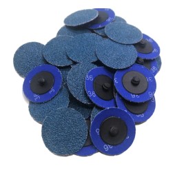 Quick Change 2" Grinding Sanding Disc Zirconia 24-120 Grit Resin Bondingmaterial: Alumina-Zirconia, grit: 40, size: 2"