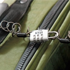 Ifam c25S Combination Travel Padlock With Attached Cable