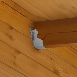 Herbert-fty LU24 2X4 Joist Hanger Tie Brackets 20 Gauge Galvanizing Face Mount Joist Hangers for Wood Hurricane Ties Widely Applicable Rafter Ties - 10 pk