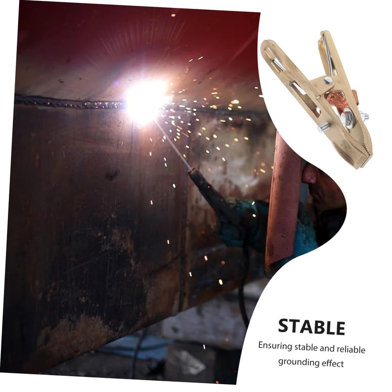 SHINEOFI Grounding Clamp Grounding Clip Duty Grips Electric Welder Welding