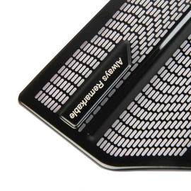 Korlot Black Stainless Steel Interior Audio Speaker Cover Decorative Trim for 2020-2023 Hyundai Palisade (Door Big Speaker)