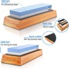 Emapoy Whetstone, Sharpening Stone Kit, Dual Sided 1000/6000 Grit Professional