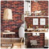 Holydecot 76pcs Red Thin Brick Veneers, Curlable Red Brick Tiles,