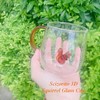 Scizorito Glass Cups, Transparent Three-dimensional Pattern Glass Cup, Bar Beverages
