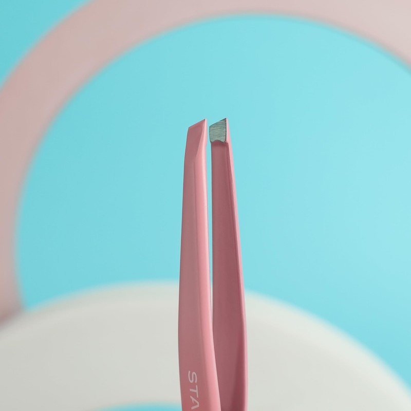 STALEKS PRO Augenbrauen-Pinzette, Präzision, Edelstahl, Beauty & Care 11/3
