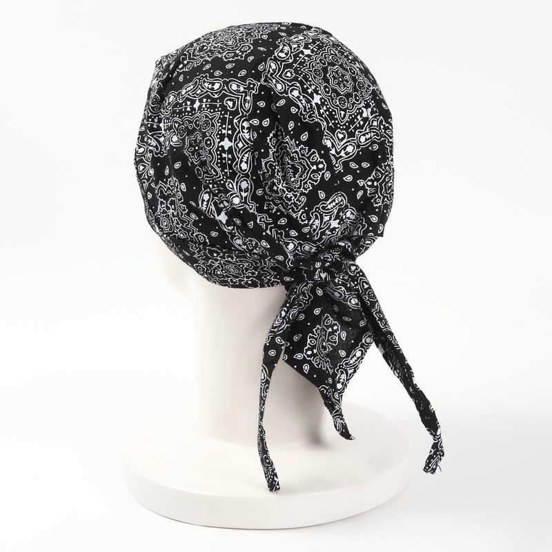 g-netshop Bandana Cap, Bandana, Cotton, Hat, Triangular Width, Women's, Men's,