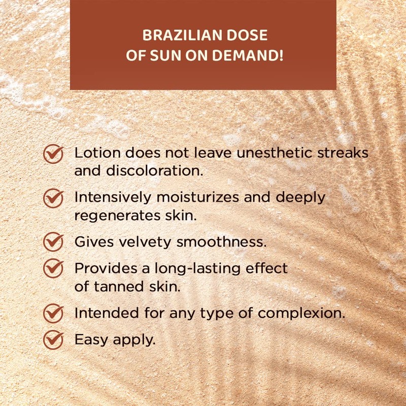 Eveline Cosmetics Brazilian Body Moisturising Bronzing Body Balm 5-in-1, 200