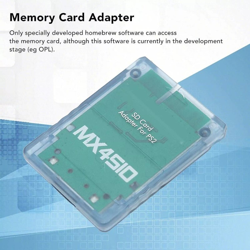 BITFUNX MX4SIO SIO2SD Micro SD Adapter PS2 Memory Card Expansion