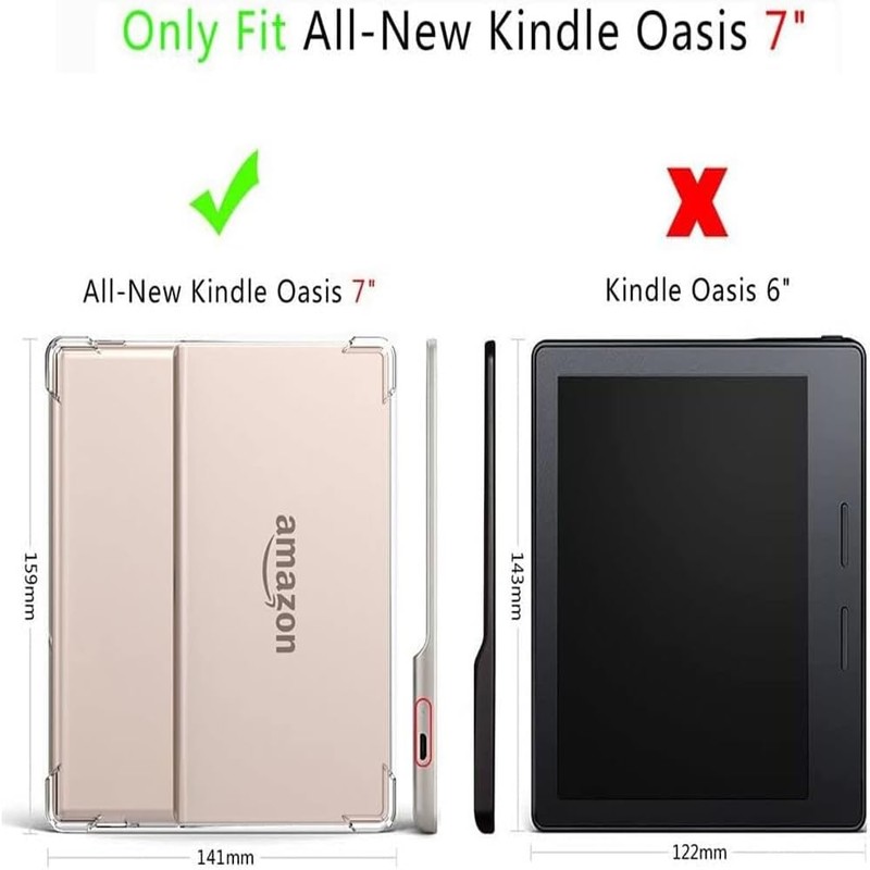 LANHOMEX For Kindle Oasis/new Oasis2/2019 Oasis3 Transparent Case,For Kindle Oasis