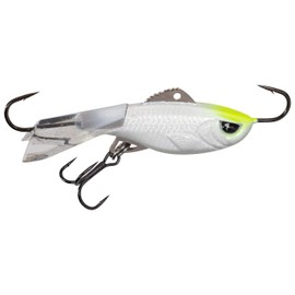 Acme Tackle Company Hyper-Rattle Jigging Lure, Green Hornet Glow, 2"
