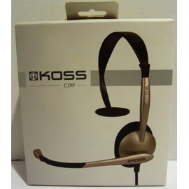 Koss CS95 Noise Cancelling Handsfree Communications Headset Speech Recognition
