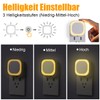 YUNLEX Night Lights, Set of 2, 3-Level Adjustable Night Lights