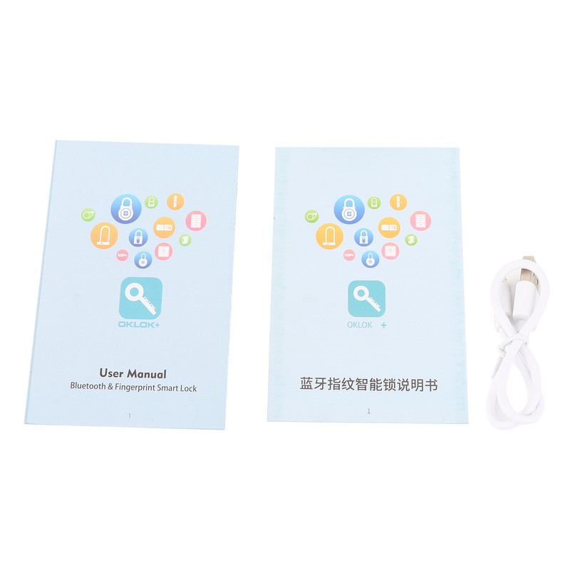Smart Padlock Fingerprint Bluetooth APP Lock IP65 Waterproof AntiTheft for