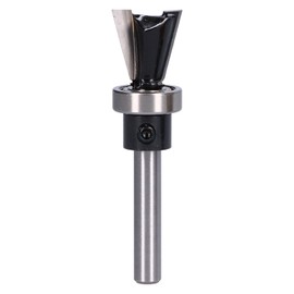 Dovetail Bit Connection Router Bit with Bearing, 2 Pieces 1/4 Inch Shank Woodworking Router Bit for Cutting Plywood and Hardwood