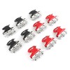 5Pair Car Battery Terminals Top Post Cable Connector Clamps Clips