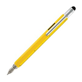 Monteverde USA One Touch Tool Pen, Fountain Pen, Yellow (MV35231),Medium