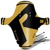 Riesel Design 1 x Mudguard - kol:OSS - XL MTB Mudguard Including Cable Ties / Stylish MTB Mudguard / Mountain Bike Mudguard as Splash Guard for All Wheel Sizes - 2023/24 (Gold)