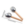 Facial Ice Globes Facial Tools for Face Eyes,Beauty Tool,Wooden Handle,Stainless