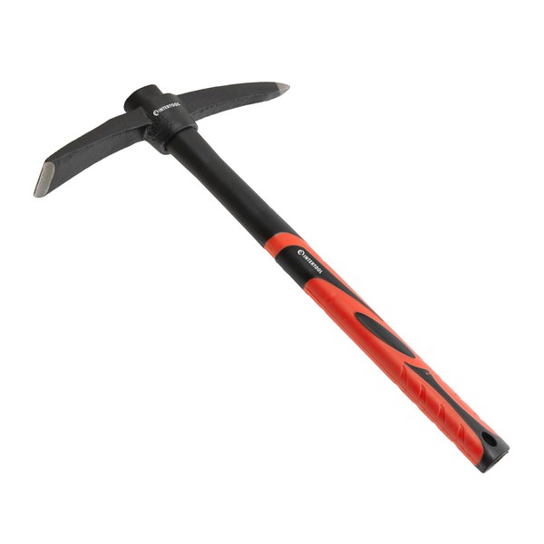 INTERTOOL Small Pick Mattock - 1.5 lb Forged Steel Weeding