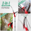 Suchtale 14ft Pole Saw, Manual Tree Pruner Sharp Steel Blade