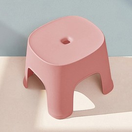 HomeModern Simple Bathroom Chair Stool Simple Bath Chair (pink)
