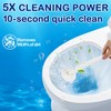 100 Count Toilet Bowl Brush Refills for Clorox, Upgrade 3-Layer