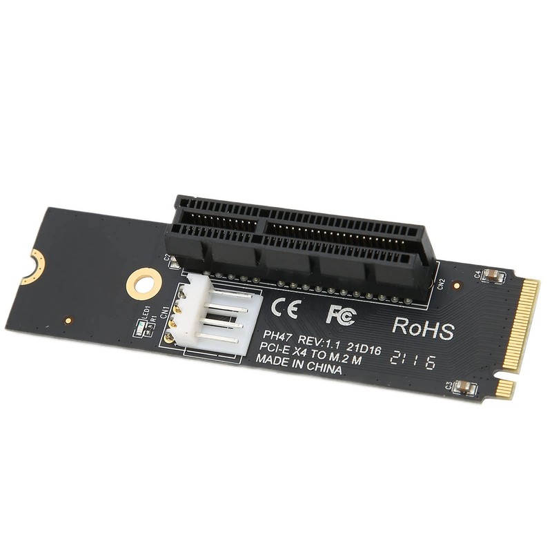 NGFF to PCI-E Riser Card, M.2 to PCI-E 4X Riser
