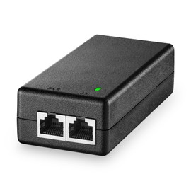 Gigabit PoE+ Injector 2 Ports, 802.3af 30W, 10/100/1000 Mbps, Plug & Play, Desktop/Wall Mounting, Distance up to 100 Meters (328 Feet)