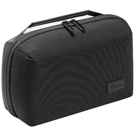 Kaxich Travel Electronics Organizer, Electronics Accessories Bag Portable Cable Organizer Case Waterproof Universal for Adapters Memory Cards, USB Cables (Black)