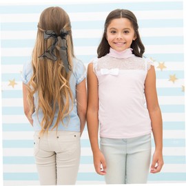 NOLITOY Clip for Girls 2pcs Gauze Bowknot Hairpin for Women's Headwear Random