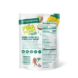 Crispy Green Piña Picante, Coco Chili Tamarindo Dried Pineapple, Healthy Real Fruit Snacks, 1.76 Ounce, 12 Single Serve Bags
