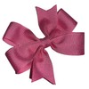 Solid Bubblegum Pink Pinwheel Hair Bow 3" MADE IN USA