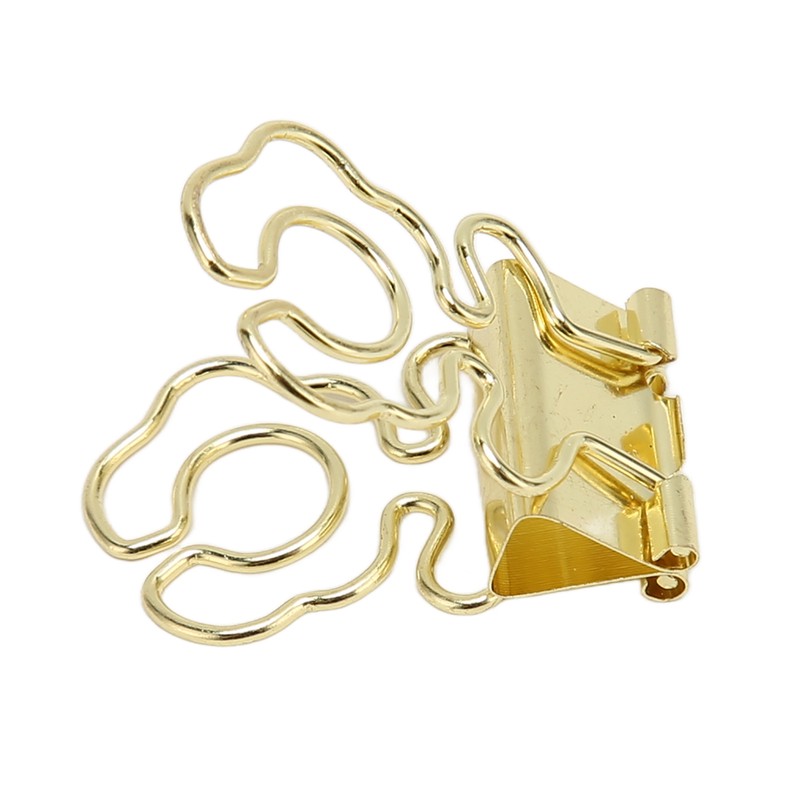 100 Pcs Mini Binder Clips Flower Shape Strong Clamping Force