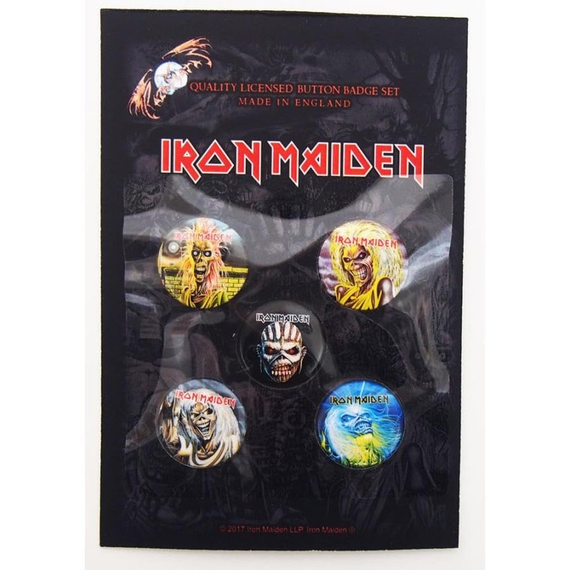 Iron Maiden 1 Round Rock Heavy Metal/Rock Celebrity Patch Band